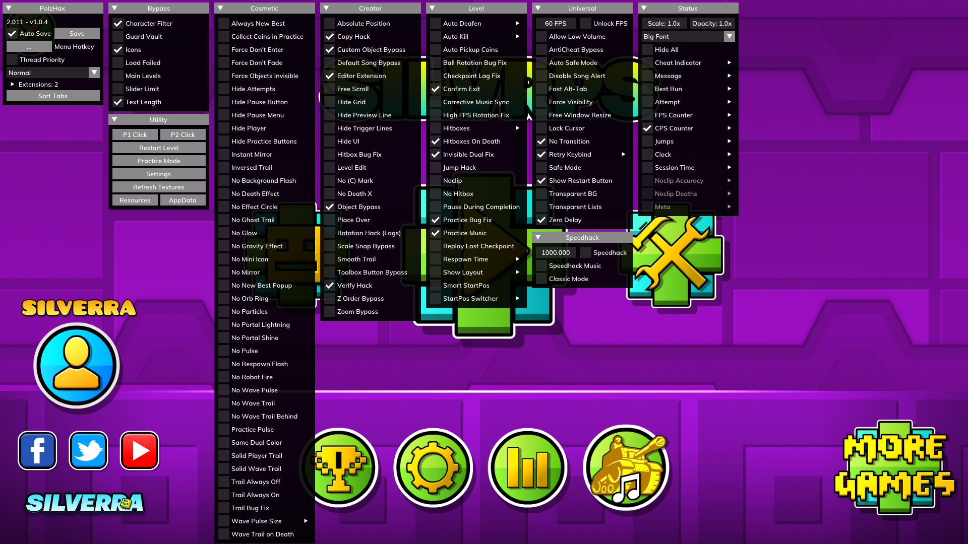 Built-in tools and mod support