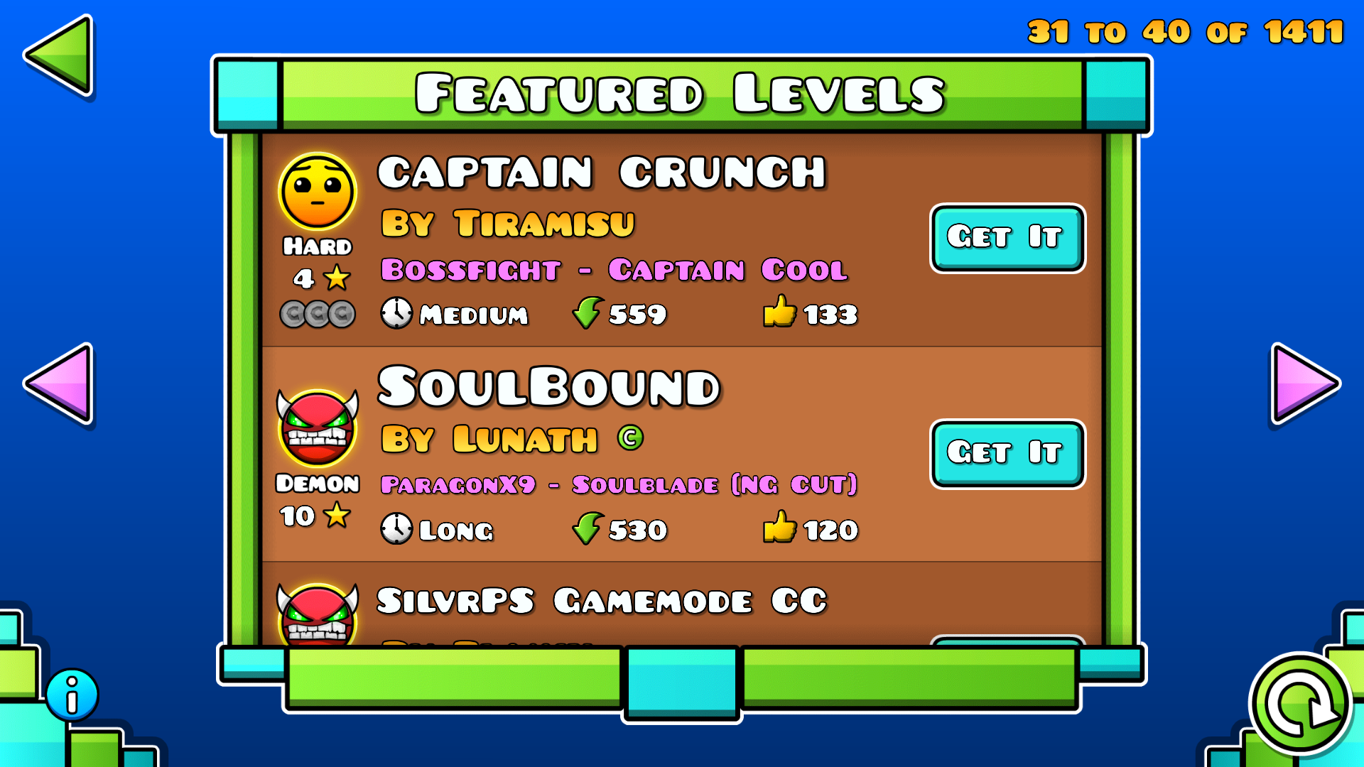 Featured level: Captain Crunch by Tiramisu
