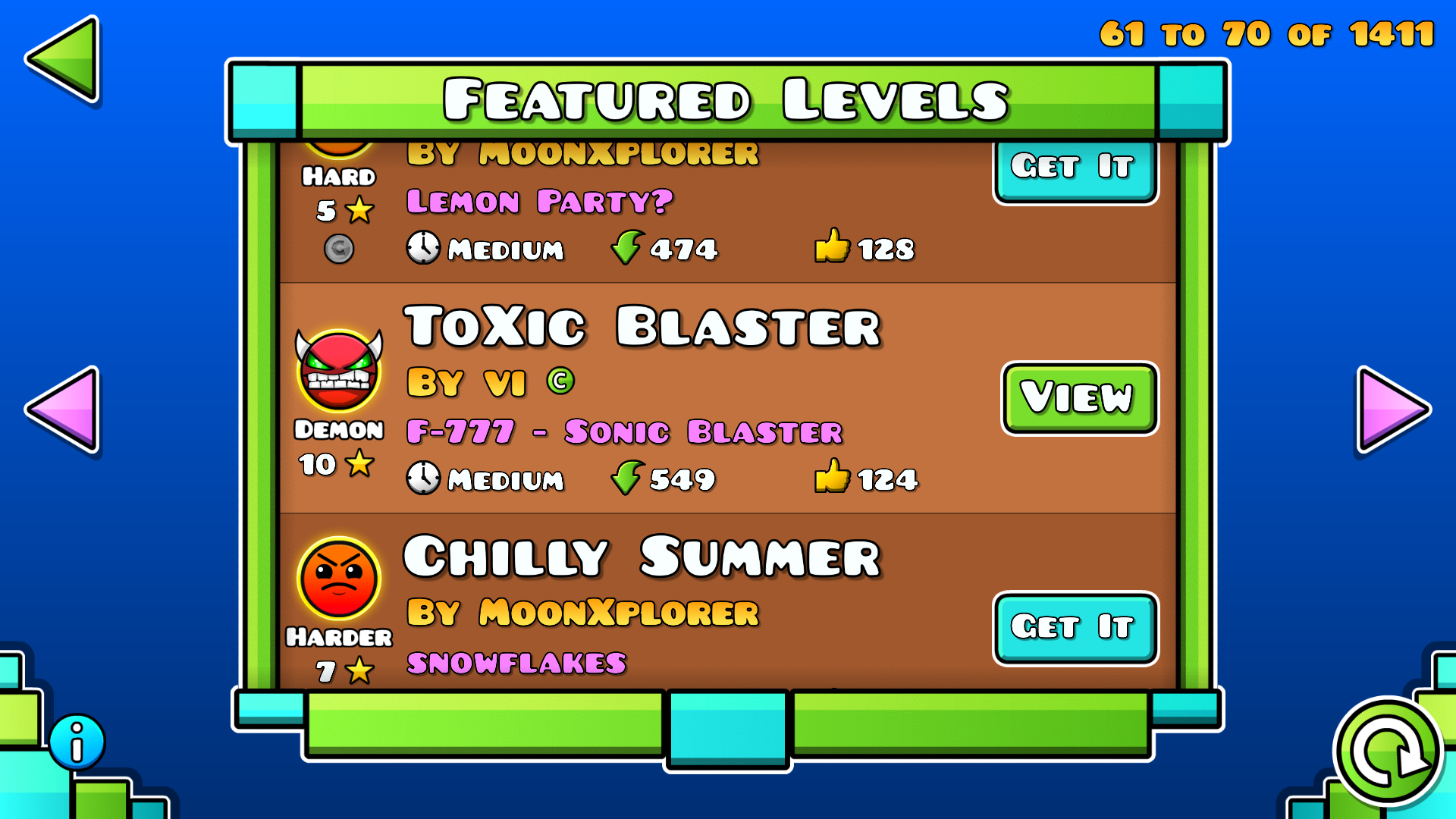 Featured level: Toxic Blaster by Vi